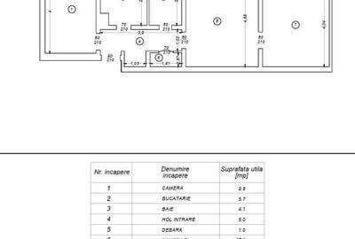 Apartament 3 camere zona Tudor Vladimirescu - 1