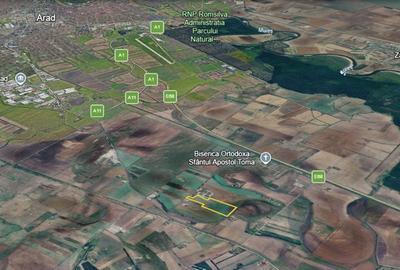 De vanzare Teren Extravilan comasat Santoma Arad, potential dezvoltare - 1