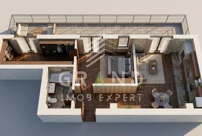 Ap 2 camere+dressing+terasă 25 mp | Parcare subterană | Dâmbul Rotund - 1