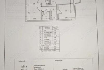 Apartament cu 3 camere decomandat - 5