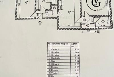 Apartament 3 camere - Metrou Grivita 3 min - 11