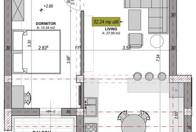 Apartament nou | 2 camere, la cheie, etaj 1, terasă 10.42 | intabulat - 11