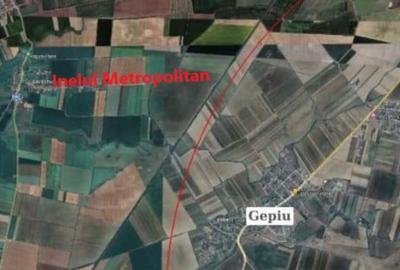 Teren Construcții extravilan de 20000 mp, în Gepiu