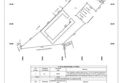 Teren Construcții intravilan de 10549 mp, în Exterior Nord
