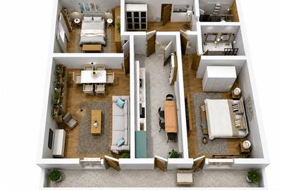 Apartament 3 camere zona C5 in BLOC NOU - 8