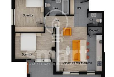 Apartament 2 camere BLOC NOU FINISAT Floresti zona Muzeul Apei - 7