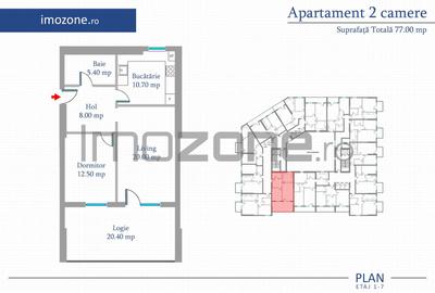 MILITARI-2 camere cu TERASA de 20 mp, FINISAT, gata de mutat, METROU langa bloc - 22