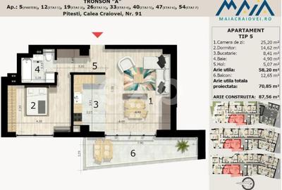 Craiovei | Ap 2 camere | Fond nou 2025 | Etaj 1 | Ideal birou sau rezidential - 8