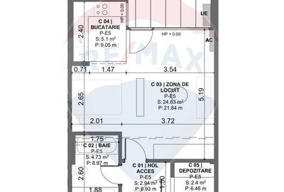 Garsonieră decomandată, mobilată în Dobroești