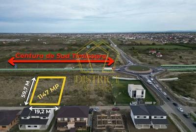 Teren Construcții intravilan de 1147 mp, în Moșnița Nouă