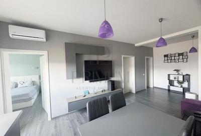 Apartament cu 3 camere semidecomandat, mobilat în Giroc