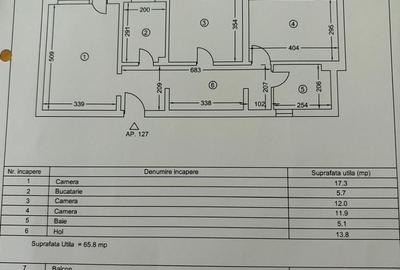 CIRESICA  3 CAMERE , LIBER, GAZE  77 MP PRET 132900 EURO - 9