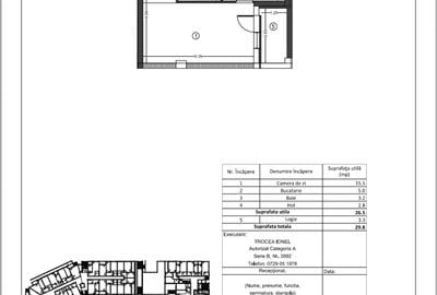 Garsoniera 30 mp Bloc Nou Finalizat - 1