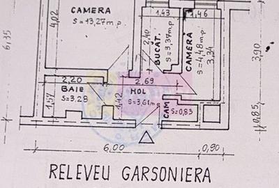 Garsoniera cu birou si balcon de vanzare in Campina - 3
