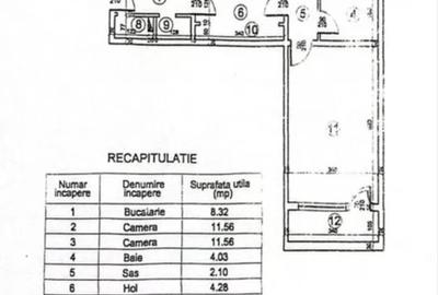 Berceni-strada Turnu Magurele-apartament 3 camere - 3