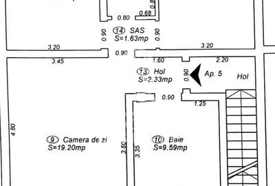 Apartament cu 3 camere, semidecomandat, in Dumbravita - 10