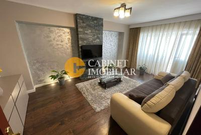 Zimbru 3 camere 81,5 mp - etaj intermediar - mobilat complet - bloc 1990 - 1