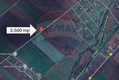 Teren agricol extravilan de 3500 mp, în Hălchiu