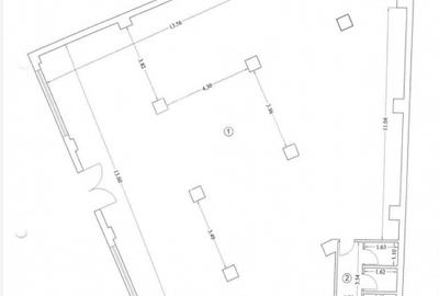 Spațiu comercial de închiriat P+1 – 464 mp, open space, Zona Casa de Cultură - 4