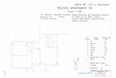Apartament cu 3 camere, 2 bai si loc de parcare - 13