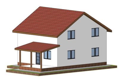 Casa noua, P+E, 5 camere, 2 bai, terasa, teren 400mp, in Lilieci, strada Rozelor - 21