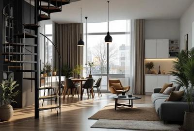 Apartament cu scara interioara - 2 camere,finisaje noi, metrou Berceni - 1