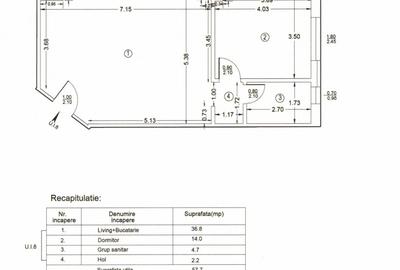 Apartament 2 camere de vânzare – Ploiești, Str. Mihai Bravu nr. 69-71 - 14