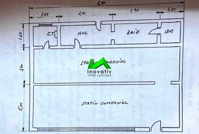 Spatiu comercial vitrina Sibiu Vasile Aaron - 1