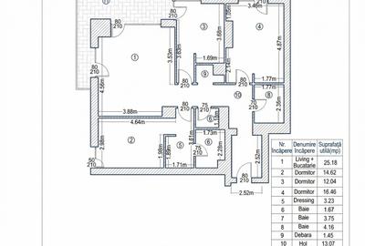 Apartament 4 camere 96mp + 17mp terasa | 0 comision | Iancu Nicolae - Privigheto - 5