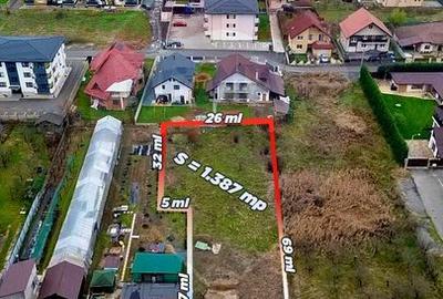 Teren zona de case Baia Mare  1387 mp intravilan - 2