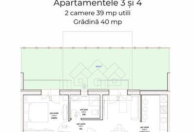 Apartament cu 2 camere decomandat în Hipodrom 4