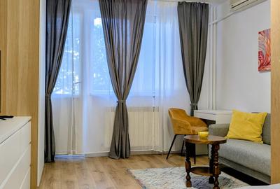 Herestrau,tip studio/zona de zi/noapte,renovata/mobilata nou,lux,3 min de parc - 5