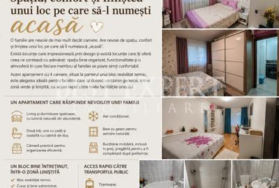 4 Camere Spațios | 2 Băi | Geam baie|  Bloc Reabilitat | Ideal pentru Familie - 1