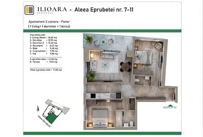 Apartament cu 3 camere decomandat în Nicolae Grigorescu
