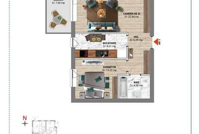 Apartament 2 Camere zona Sectorul 1 Baneasa - 10