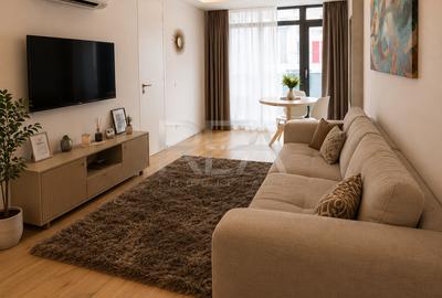 Apartament cu 2 camere semidecomandat, mobilat în Floreasca