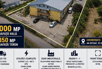 Spațiu industrial, 2000 mp în Sud