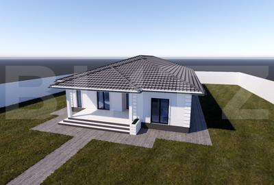 Casa  in constructie 300 mp, teren 5000 mp, zona Ursati - 4