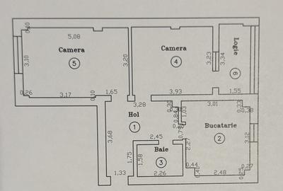 Apartament 2 camere de închiriat Girocului, 53 mp, centrală proprie, 0% comision - 19