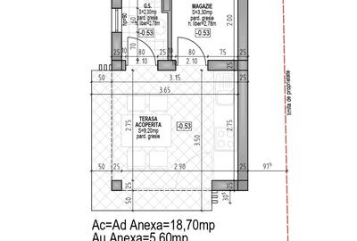 CASĂ LA SOL 143 mp utili 4 camere, 620 mp teren Via Carmina Comision 0 - 13
