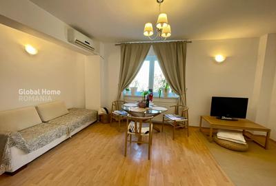 Apartament cu 2 camere semidecomandat, mobilat în Băneasa