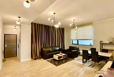 Apartament cu 3 camere semidecomandat, mobilat în Herăstrău