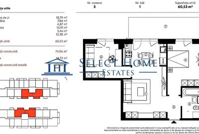Apartamente 3 Camere| Gata de mutare | RATE Dezvoltator | Metrou Republica - 18