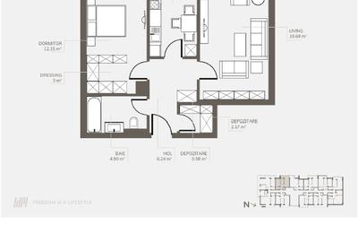 Dezvoltator, Apartament doua camere , Welmont/Rokman - 5