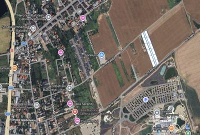 Teren Construcții intravilan de 1000 mp, în Balotești