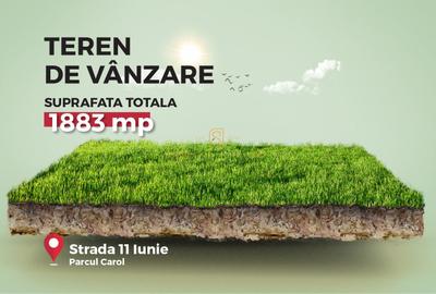 Teren 1883 mp in zona centrala, deschidere stradala, Parcul Carol - 1