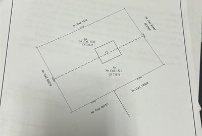 Miroslava - LIDL , teren intravilan 2000mp, plan drept - 1