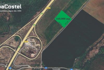 Snagov langa A3 teren intravilan 20.150 mp - 160.000 mp, curent si astfalt - 2