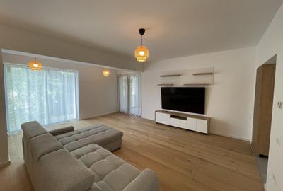 Baneasa, 3 camere, 110mp, parter, finisaje de lux, mobilat și utilat,  parcare - 2