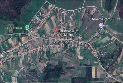 Teren intravilan de 1100 mp, în Săldăbagiu de Munte